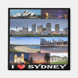 AU - Australia - Sydney - I Love Magnet
