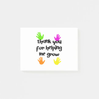 Au , autism kids thank you post-it notes
