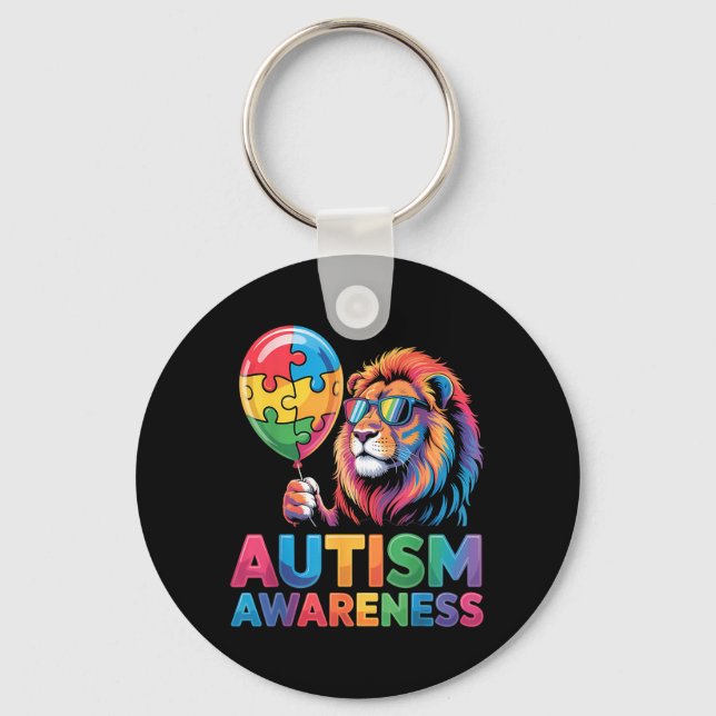 Au Awareness 11 Keychain (Front)