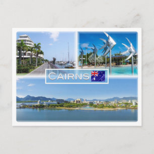 AU Cairns - The Pier - Esplanade Lagoon Fish - Postcard