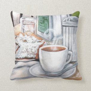 Au de café Lait et coussin de Beignets
