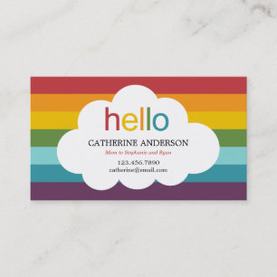 Au-Dessus De La Carte Arc-En-Ciel / Carte D'Appel