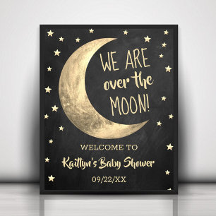 Au-Dessus De La Lune   AFFICHE DE BIENVENUE BABY S