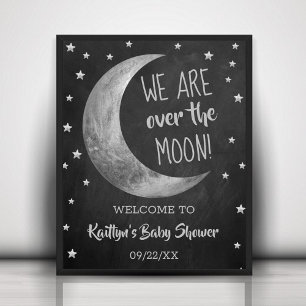 Au-Dessus De La Lune   AFFICHE DE BIENVENUE BABY S
