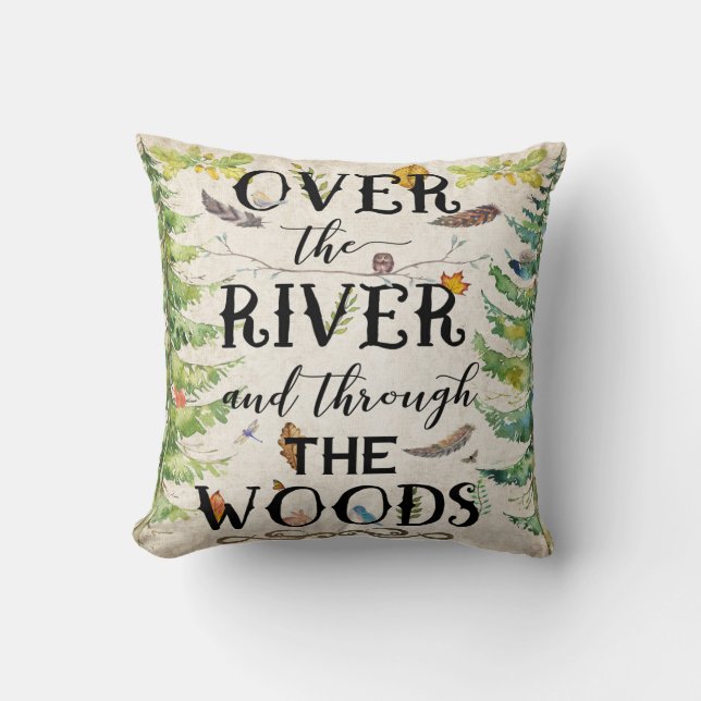 Au-dessus de la rivière par le coussin de crèche (Recto)