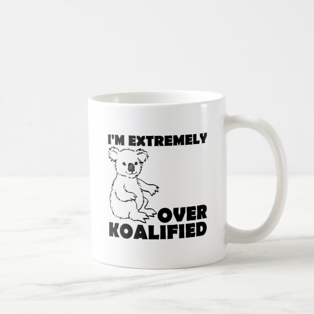 Au-dessus de la tasse drôle de Koalafied (Droite)