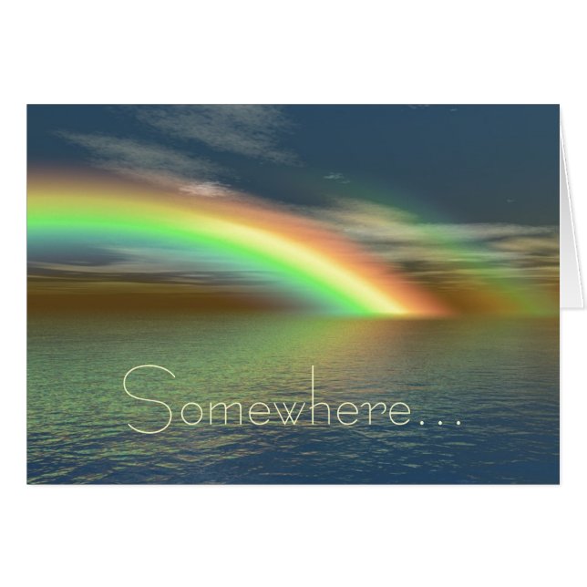 Au-dessus de l'arc-en-ciel (Devant horizontal)