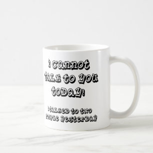 Au-dessus de ma limite d'introduction Mug amusant 