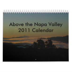 Au-dessus du calendrier de Napa Valley