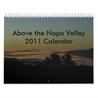 Au-dessus du calendrier de Napa Valley