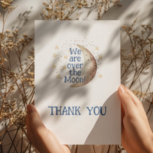 Au-dessus du Carte de remerciements de Baby shower