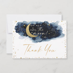 Au-dessus du Carte de remerciements du Baby shower