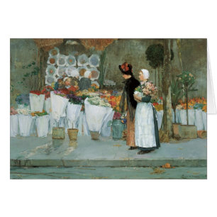 Au fleuriste de Childe Hassam, Art Vintage