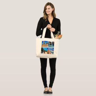 AU Great Ocean Road - Highways - Port Campbell - Large Tote Bag