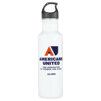 AU Logo Stainless Steel Water Bottle