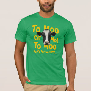 Au MOO ou pas au T-shirt drôle de vache à MOO