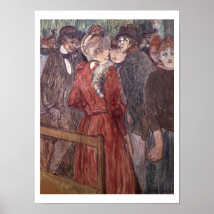 Au Moulin de la Galette, 1891 (w/c and gouache) Poster
