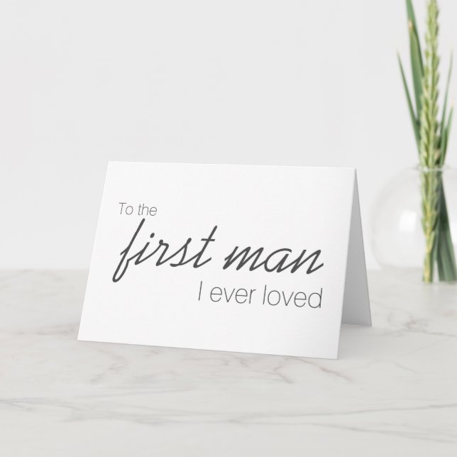 Au premier homme j'ai jamais aimé la carte de jour (Devant)