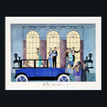 Au Revoir, 1920 Art Deco illustration Poster<br><div class="desc">Art Deco fashion illustration,  Au Revoir,  by French illustrator,  George Barbier</div>
