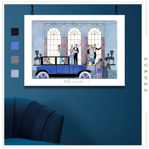 Au Revoir 1920 par George Barbier Poster