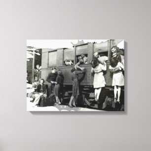 Au revoir Kiss   Toile