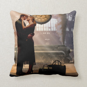 Au Revoir Throw Pillow