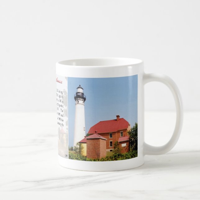 Au Sable Lighthouse history mug (Right)