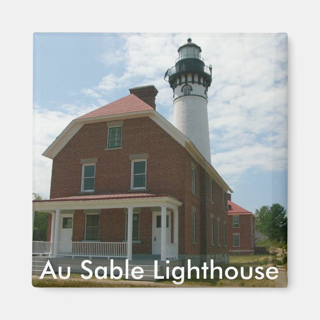 Au Sable Lighthouse Magnet (Front)
