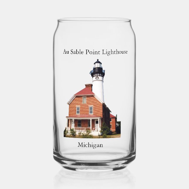 Au Sable Point Lighthouse can glass (Front)