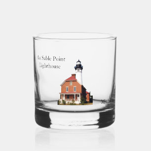 Au Sable Point Lighthouse glass