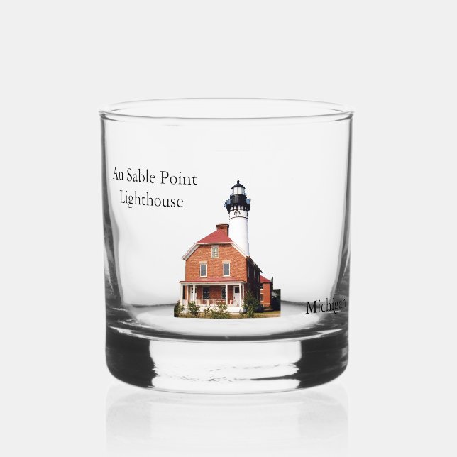 Au Sable Point Lighthouse glass (Front)