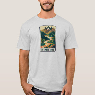 Au Sable River Michigan Colors T-Shirt