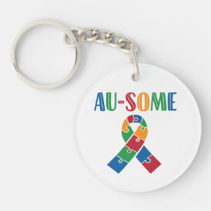 Au-Some Autism Awareness Keychain