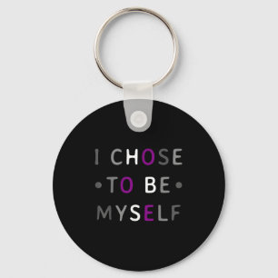 Aual Pride Empowerment Quote Graphic With Bold Ace Keychain