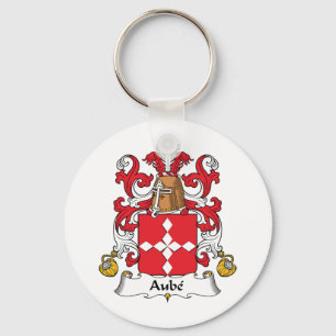 Aube Family Crest Keychain