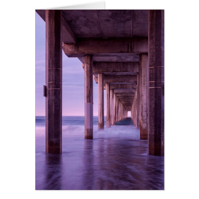Aube violette à Scripps Pier (Devant)