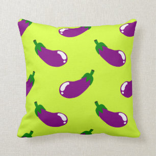 Aubergine Throw Pillow