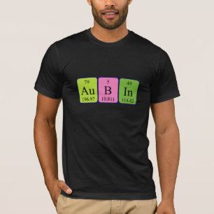 Aubin periodic table name shirt