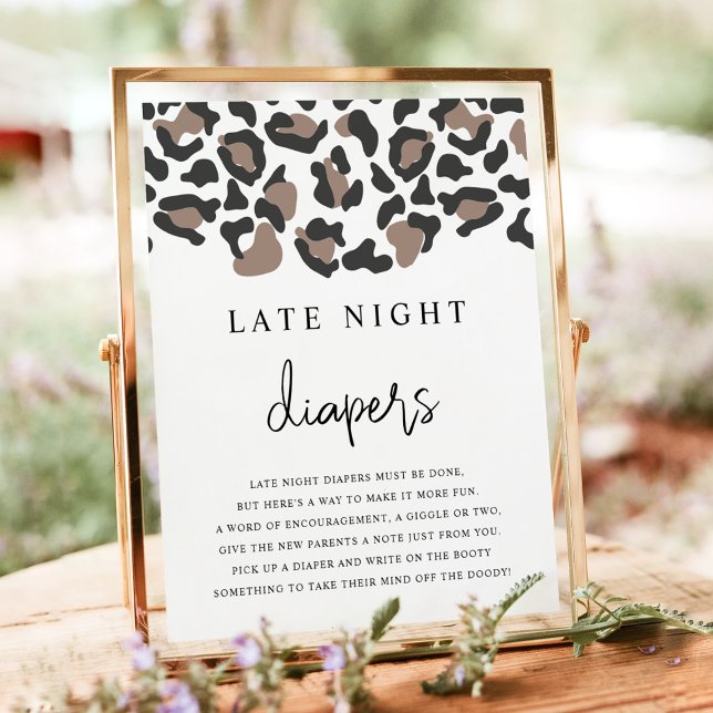 AUBREE Leopard Print Late Night Diapers Game (Creator Uploaded)