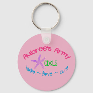 Aubree's Army CDKL5 Keychain