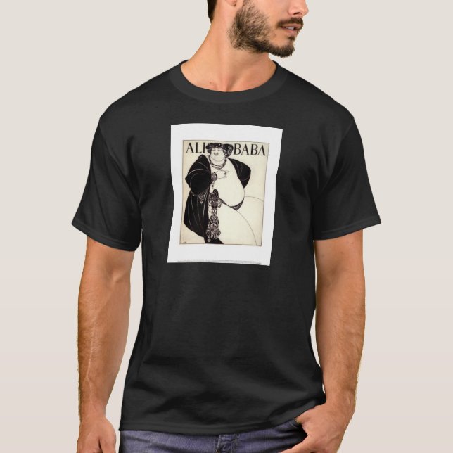 AUBREY BEARDSLEY - ALI BABA PRINT T-Shirt (Front)