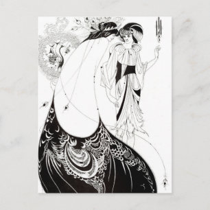 Aubrey Beardsley La carte postale de la jupe Peaco