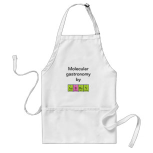 Aubrey periodic table name apron