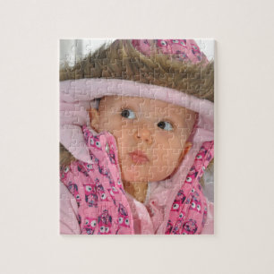 Aubrey sur un puzzle