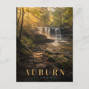 Auburn Alabama Chewacla Falls REALMS Postcard