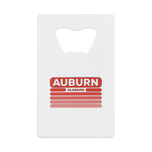 Auburn Alabama Credit Card Bottle Opener