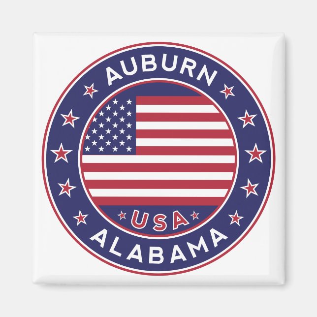 Auburn, Alabama Magnet (Front)