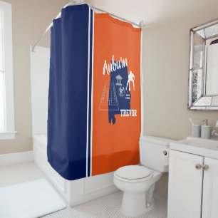 Auburn Alabama Navy and Orange Football