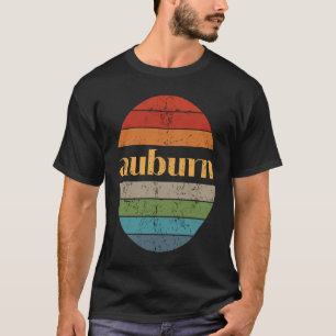 Auburn Alabama  Quality Sunset 3 Distressed T-Shirt