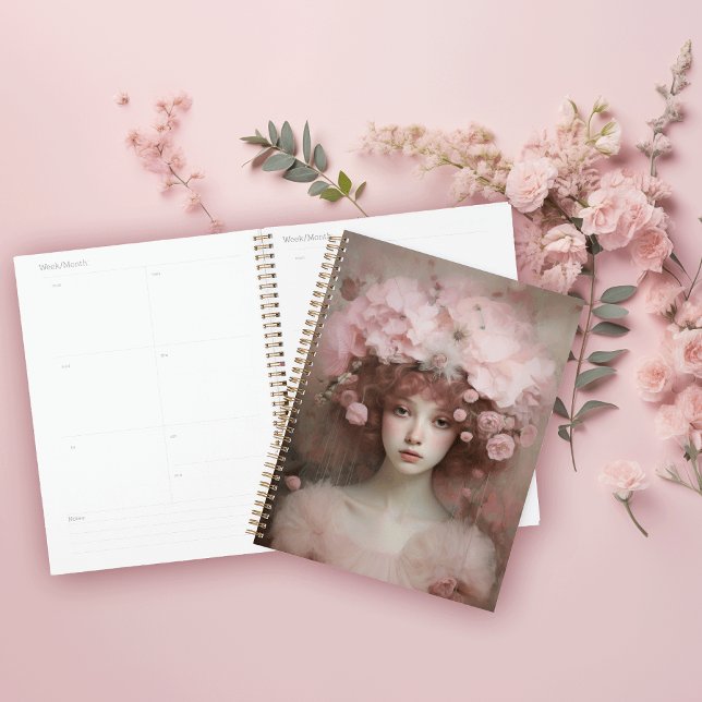 Auburn Beauty - A Woman's Portrait and Flowers Planner (Auburn Beauty - A Woman's Portrait and Flowers)